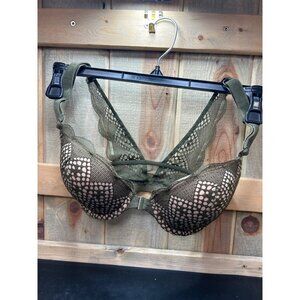 Victorias Secret Green Very Sexy Push-Up Bra Size 32D